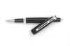 Shiny Black Lacquer Roller Ball Pen With Silver Parts