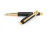 Black Jumbo Fountain Pen With Gold Plated Parts